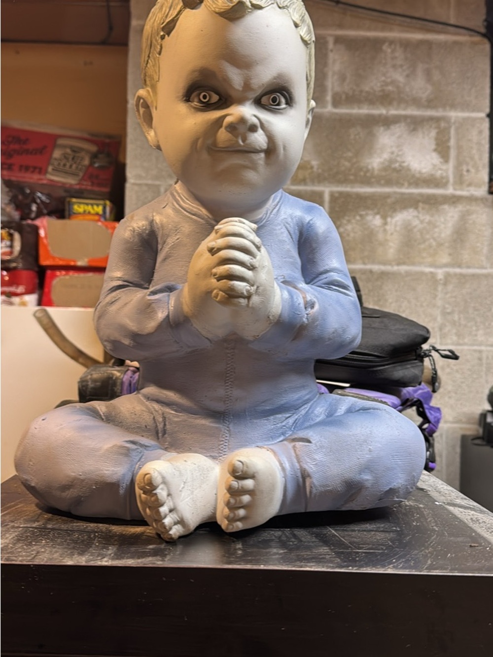 Spirit Halloween Deceptive Dougie Zombie Baby retired Halloween prop